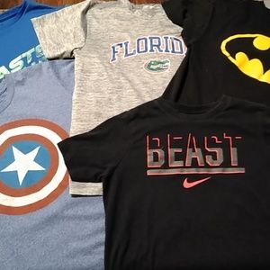 Lot of 5 boys t-shirts - L (10-12)